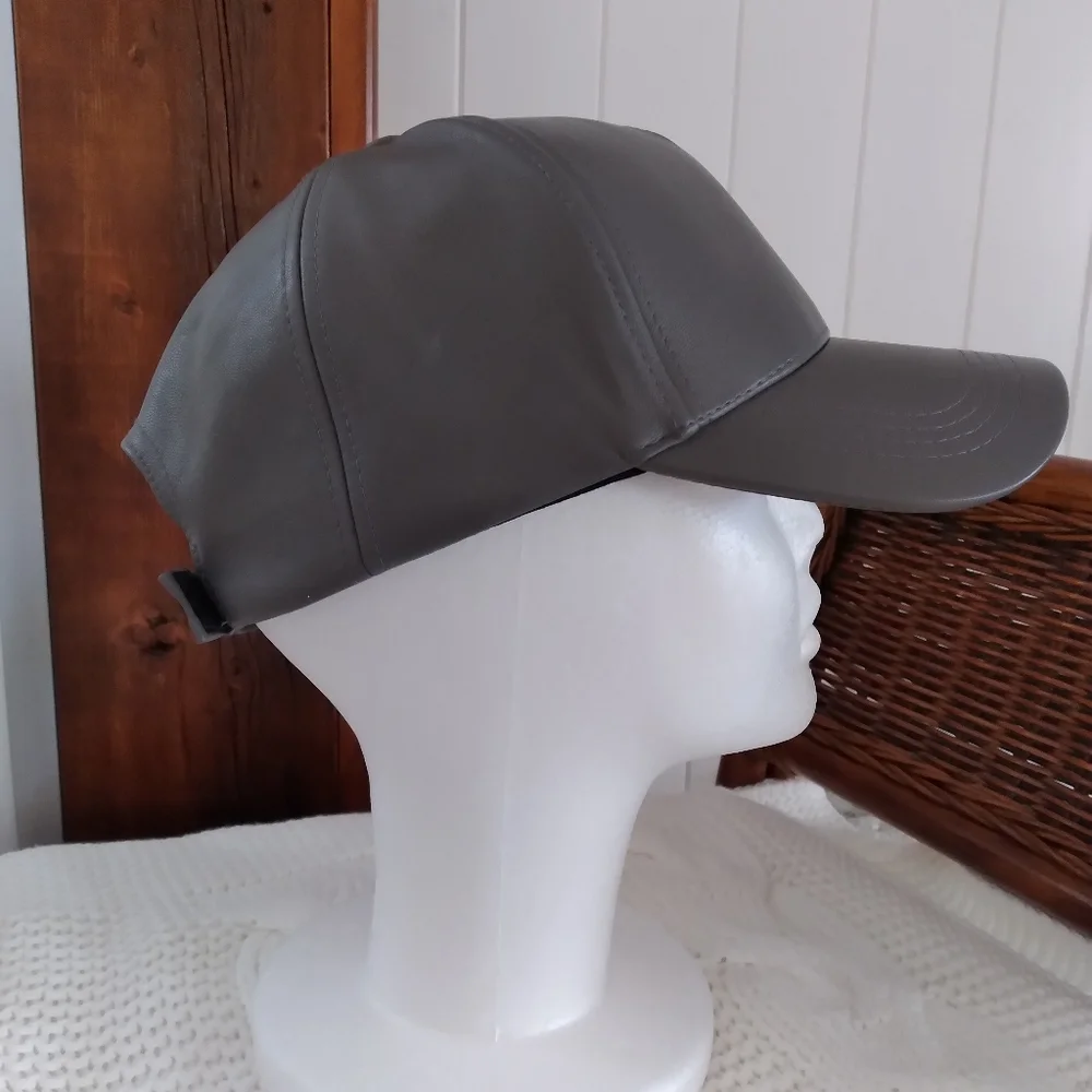 Pleather Cap - Picture 3 of 6